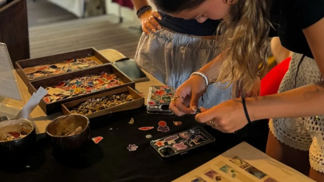 Stamp Case Bali pop-up market in Canggu featuring local creative brands and workshops